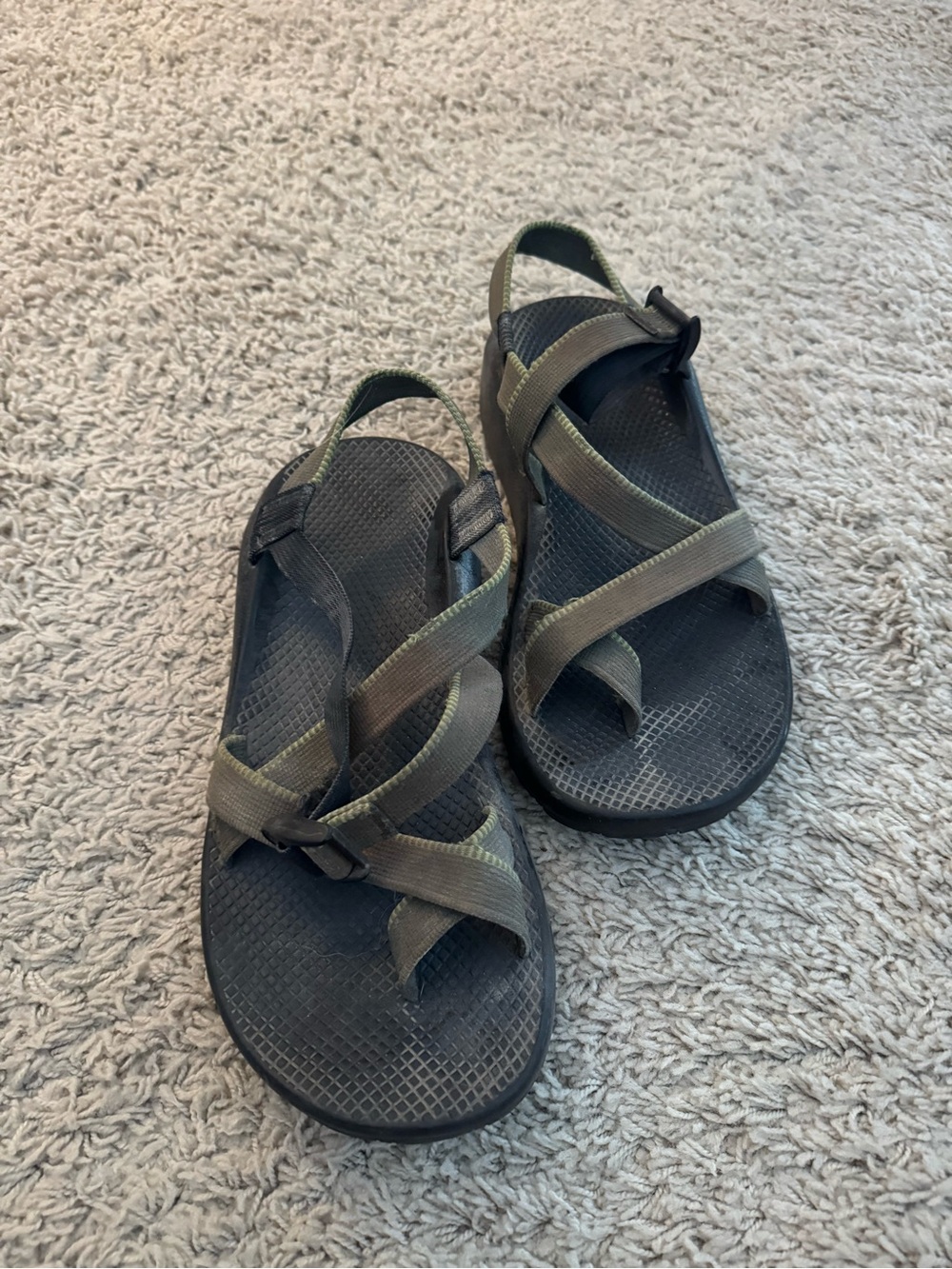 Chaco Olive Green Strappy Sandals